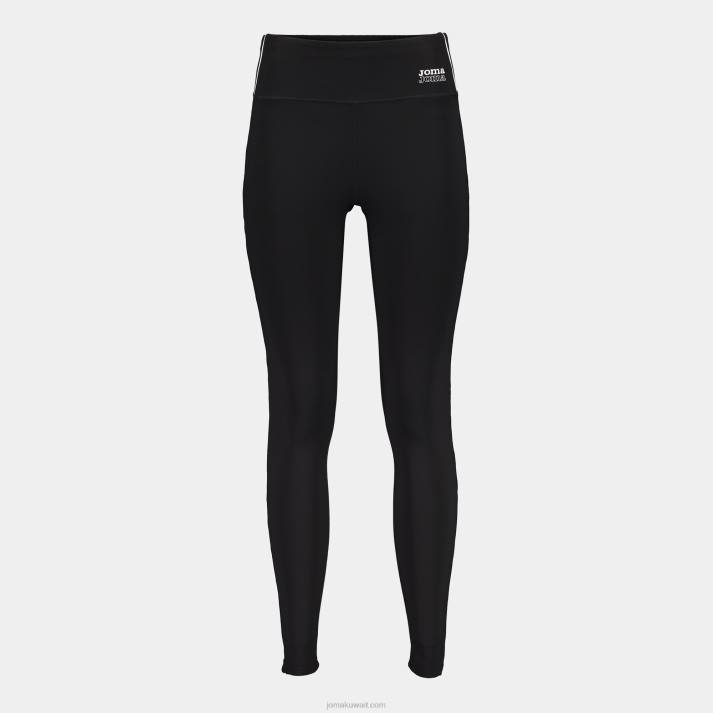 Joma 82P4R2552 أسود لباس ضيق طويل دافني نحيف