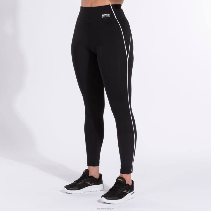 Joma 82P4R2552 أسود لباس ضيق طويل دافني نحيف