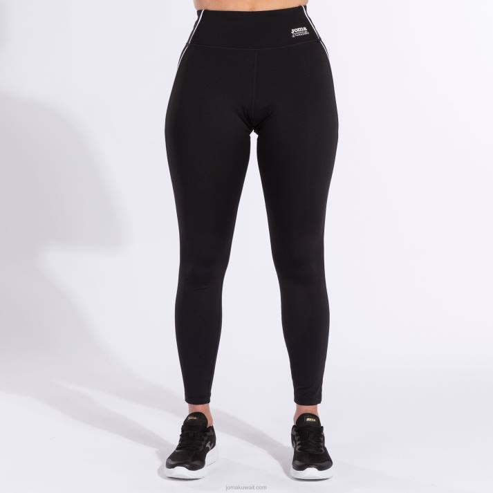 Joma 82P4R2552 أسود لباس ضيق طويل دافني نحيف