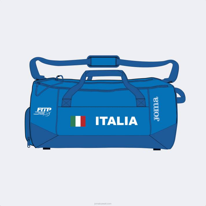Joma 82P4R2553 الأزرق الملكي حقيبة رياضية اتحاد كرة المضرب والباديل الايطالية