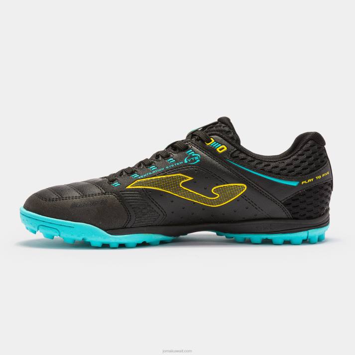 Joma 82P4R2558 أسود احذية كرة القدم liga 5 23 turf