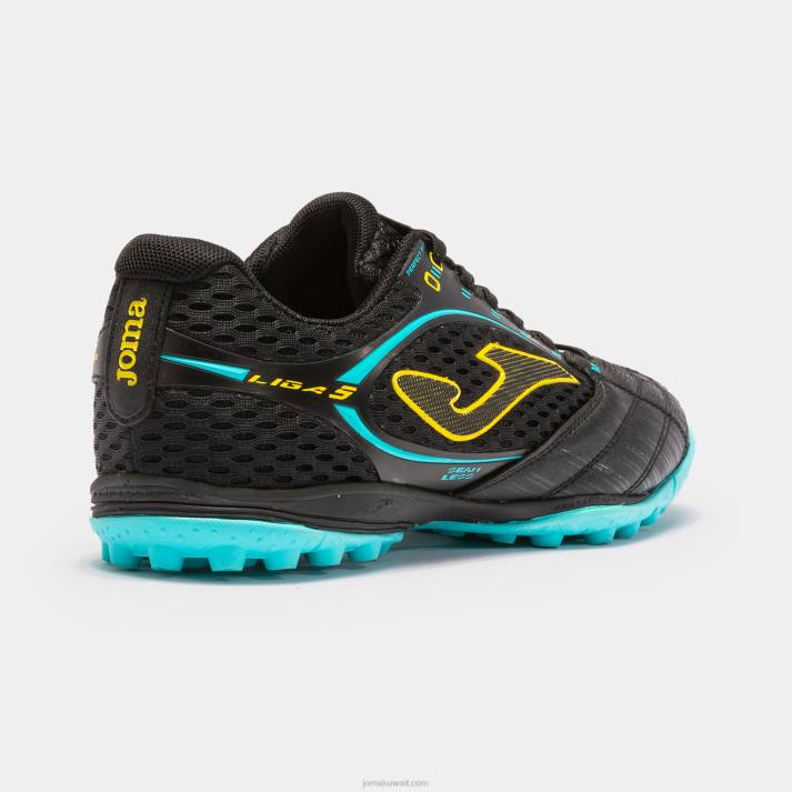 Joma 82P4R2558 أسود احذية كرة القدم liga 5 23 turf
