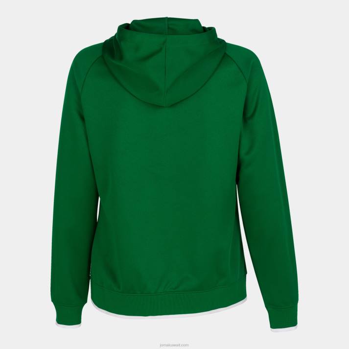 Joma 82P4R2574 أبيض أخضر سترة سوبرنوفا مقنعين III نحيف