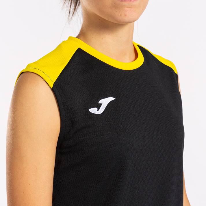 Joma 82P4R2576 أصفر مسود بطولة قمة الدبابة البيئية نحيف