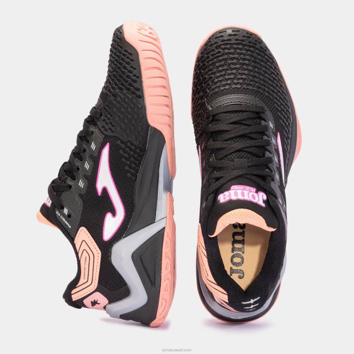 Joma 82P4R2580 أسود حذاء ace pro 22 hard court نحيف