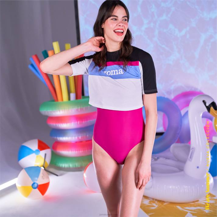 Joma 82P4R2584 ضارب الى الحمرة سمك القرش المايوه نحيف