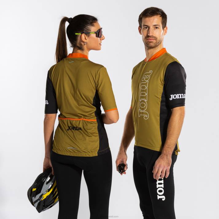 Joma 82P4R2586 الكاكي الأسود جيرسي الدراجات كرونو