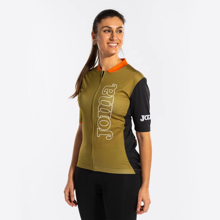 Joma 82P4R2586 الكاكي الأسود جيرسي الدراجات كرونو