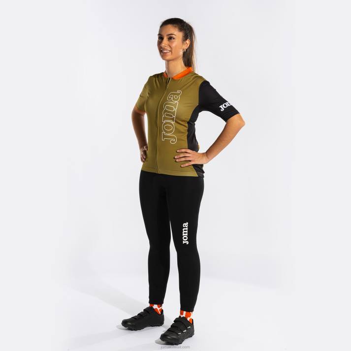 Joma 82P4R2586 الكاكي الأسود جيرسي الدراجات كرونو