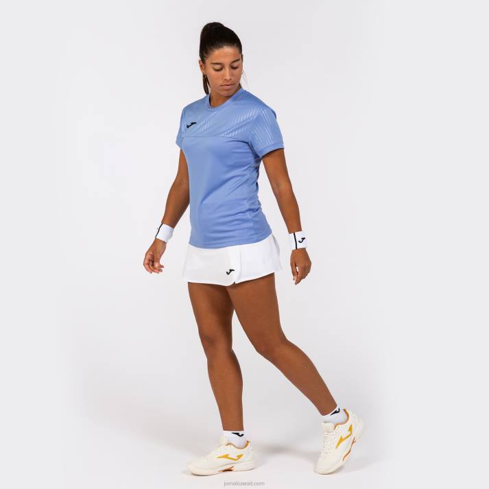 Joma 82P4R2591 أزرق قميص قصير الأكمام مونتريال نحيف