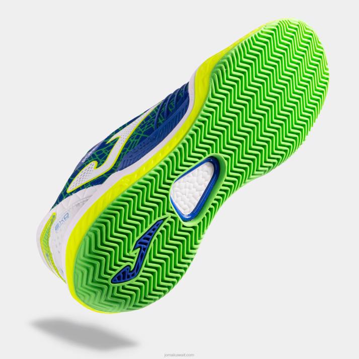 Joma 82P4R2594 الأزرق الملكي الأصفر الفلوريسنت نقطة الأحذية 22 طين