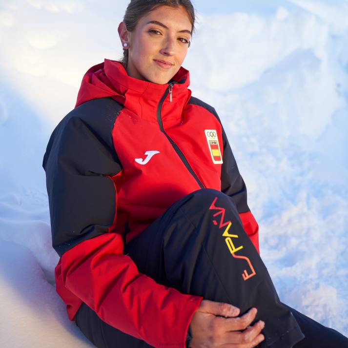 Joma 82P4R2596 أحمر anorak الترفيه اللجنة الأولمبية الإسبانية