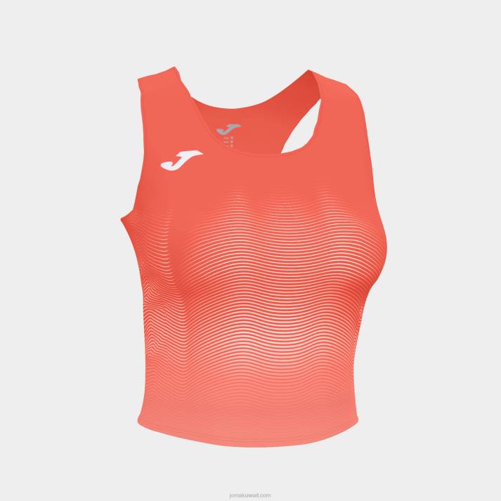 Joma 82P4R2607 نيون المرجان الأبيض النخبة أعلى الخزان السابع نحيف