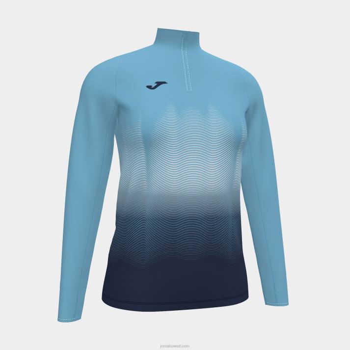 Joma 82P4R2608 الفلورسنت الفيروز الأزرق الداكن قميص من النوع الثقيل النخبة السابع نحيف