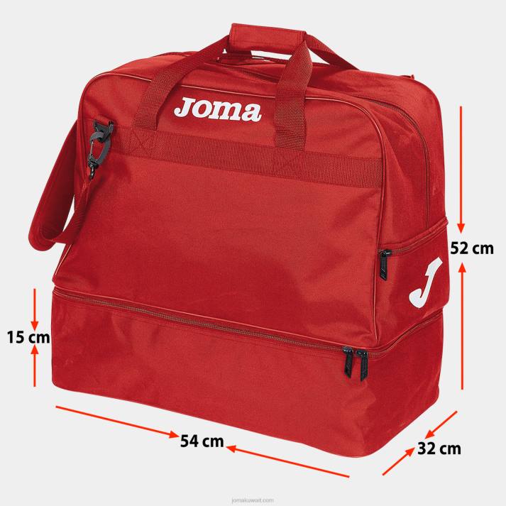 Joma 82P4R2609 أحمر حقيبة رياضية للتدريب الإضافي الثالث
