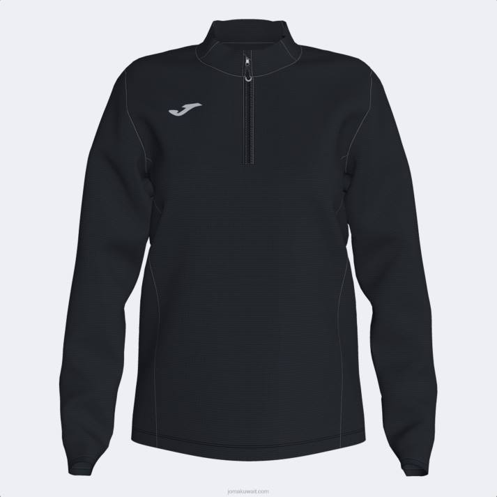 Joma 82P4R2623 أسود قميص من النوع الثقيل تشغيل الليل نحيف