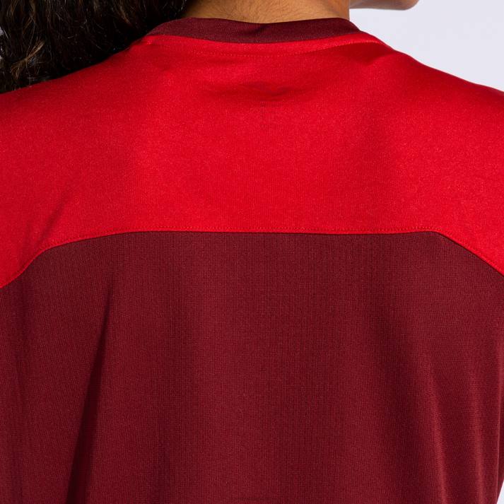 Joma 82P4R2624 أحمر قميص قصير الأكمام الفائز الثاني نحيف