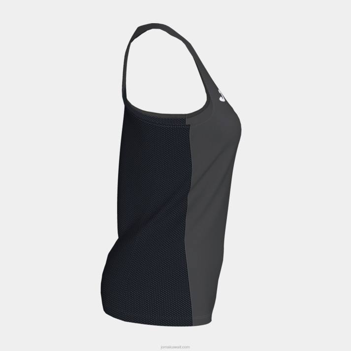 Joma 82P4R2634 الرمادي الداكن أعلى الدبابة r الفائز نحيف