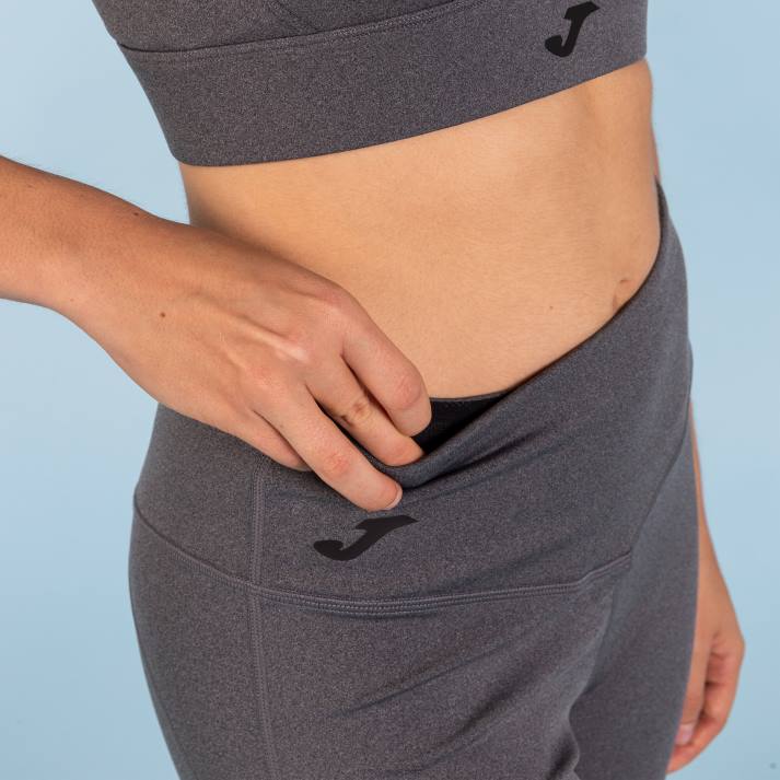 Joma 82P4R2637 مزيج الرمادي لباس ضيق طويل نحيف