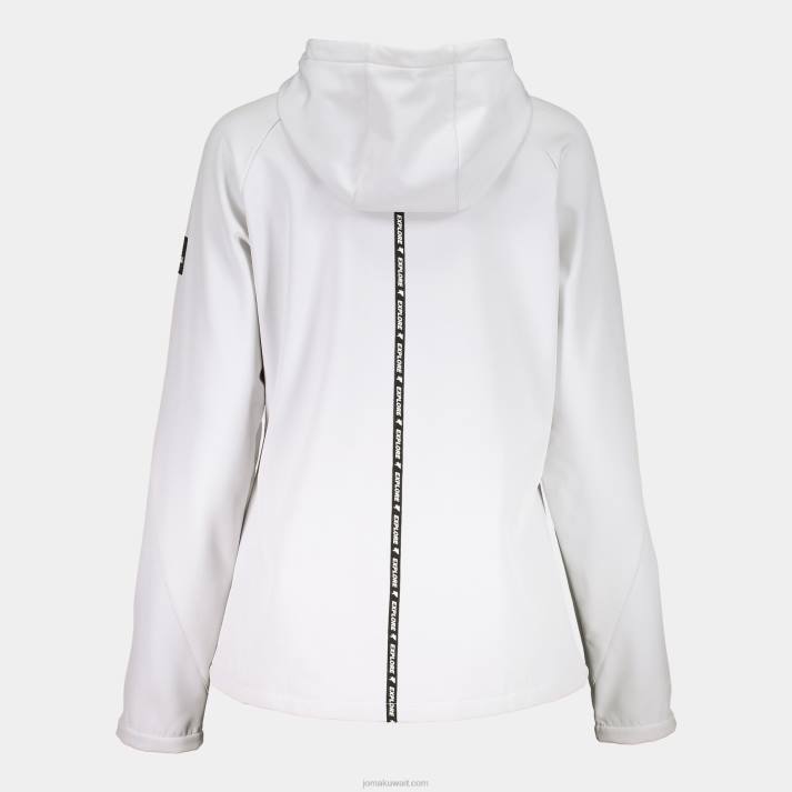 Joma 82P4R2644 أبيض مستكشف قذيفة لينة نحيف