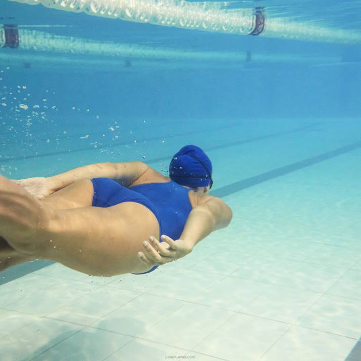 Joma 82P4R2647 الأزرق الملكي سبلاش ملابس السباحة نحيف