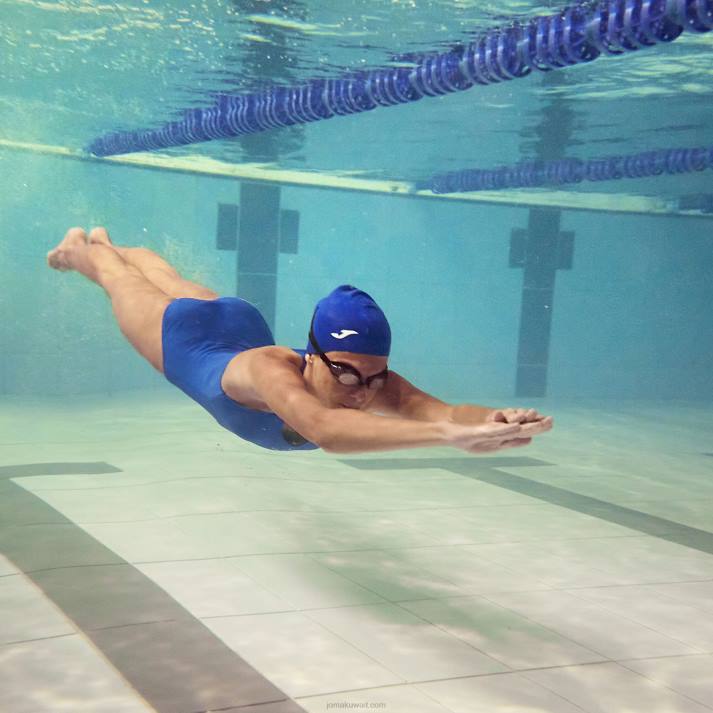 Joma 82P4R2647 الأزرق الملكي سبلاش ملابس السباحة نحيف