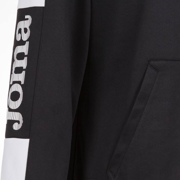 Joma 82P4R2648 أسود أبيض بطولة سترة مقنعين الرابع نحيف