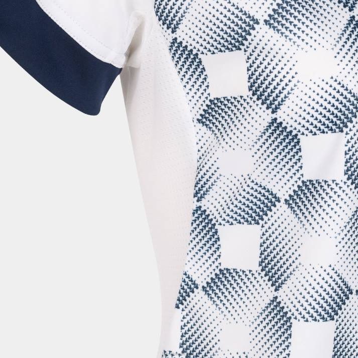 Joma 82P4R2658 أبيض كحلي قميص بأكمام قصيرة سوبر نوفا iii نحيف