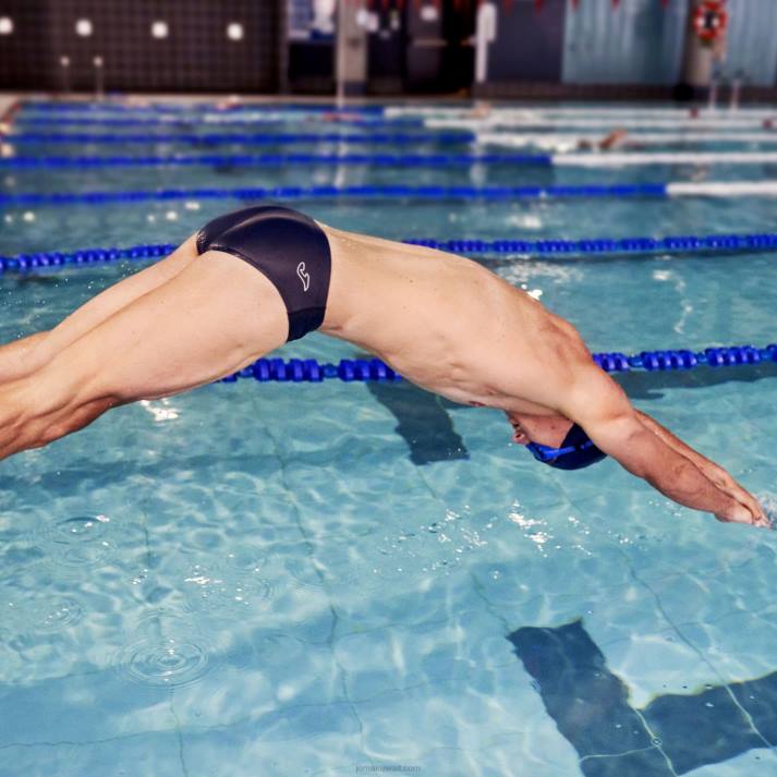 Joma 82P4R267 الأزرق الداكن ملخصات السباحة سبلاش رجال