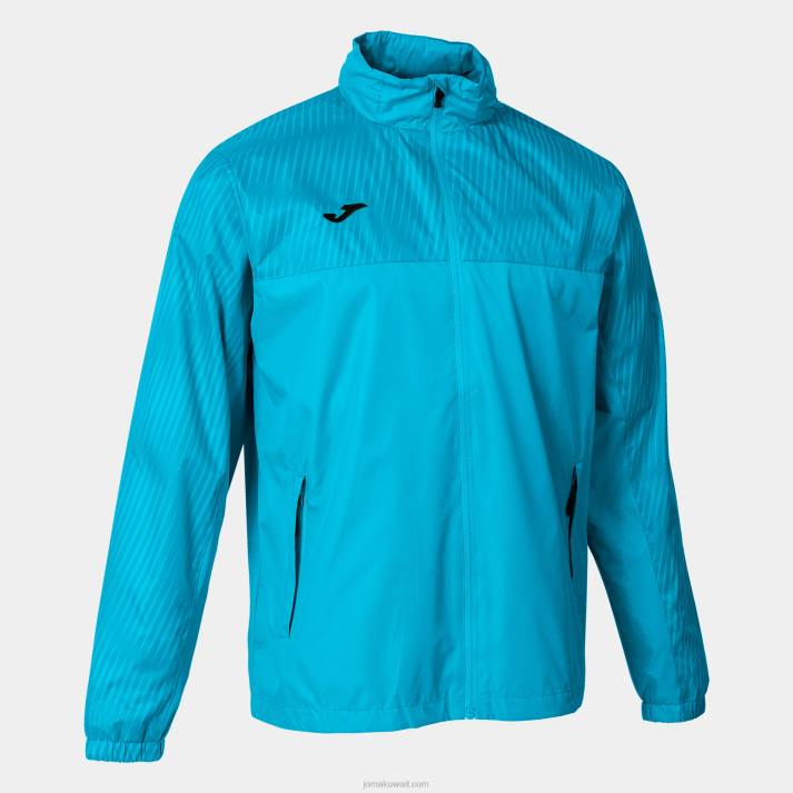 Joma 82P4R268 الفيروز الفلوري Rainjacket مونتريال رجال