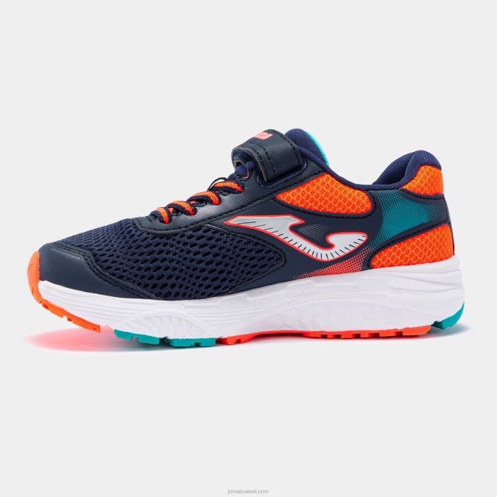 Joma 82P4R2700 الأزرق الداكن الأحمر حذاء الجري j.sprint jr 23 جونيور