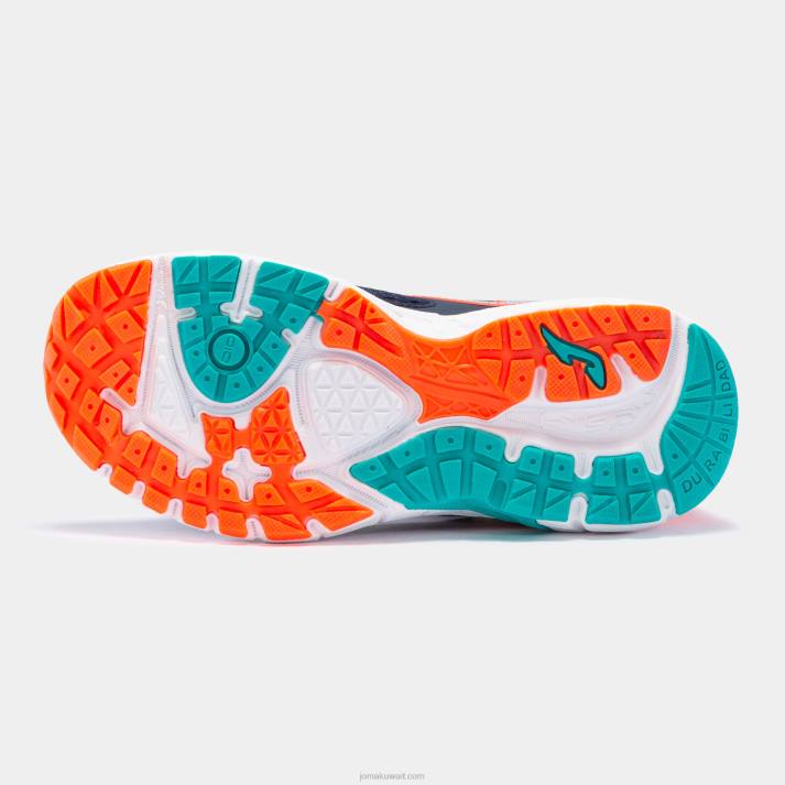 Joma 82P4R2700 الأزرق الداكن الأحمر حذاء الجري j.sprint jr 23 جونيور