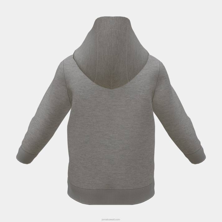 Joma 82P4R2705 مزيج الرمادي سترة مقنعين صغار الأسد