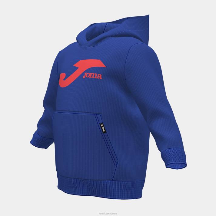 Joma 82P4R2710 أزرق سترة مقنعين صغار الأسد