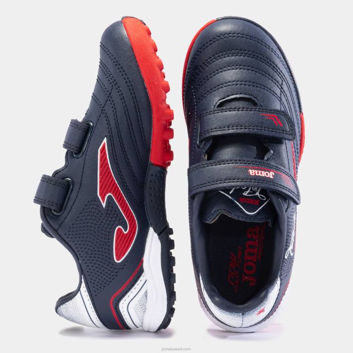 Joma 82P4R2712 الأزرق الداكن حذاء كرة القدم توليدو 22 تيرف جونيور