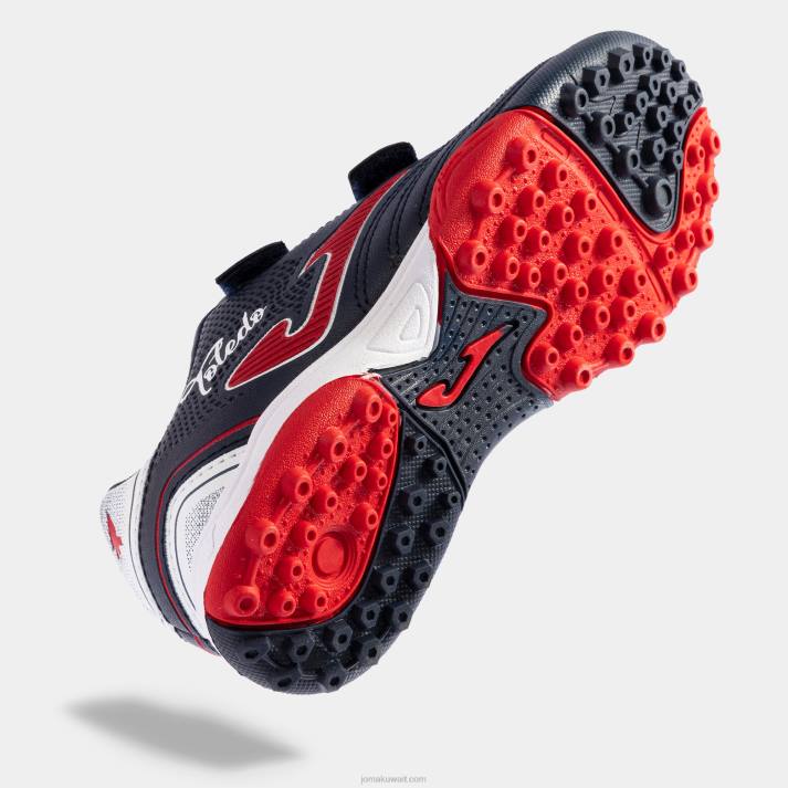 Joma 82P4R2712 الأزرق الداكن حذاء كرة القدم توليدو 22 تيرف جونيور