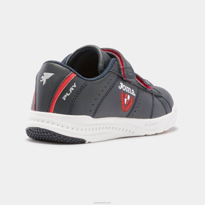 Joma 82P4R2713 الأزرق الداكن الأحمر احذية عادية تلعب 21 صغار