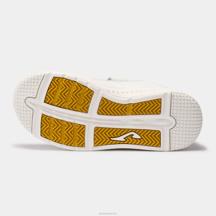 Joma 82P4R2714 ذهب ابيض الاحذية الكاجوال تلعب 22 صغار
