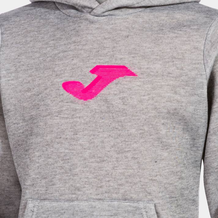 Joma 82P4R2745 مزيج الرمادي سترة فتاة مقنعين الأسد