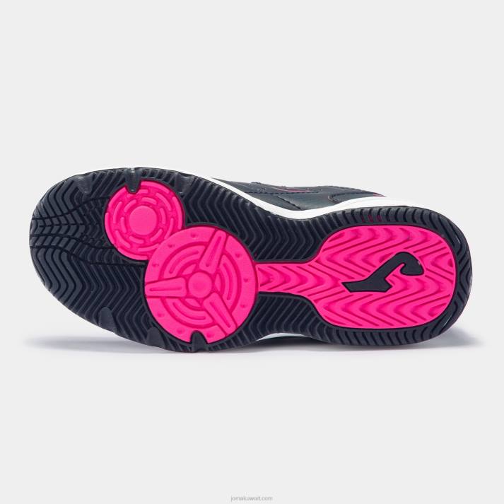 Joma 82P4R2763 الفوشيه الأزرق الداكن مدرسة احذية عادية 22 صغار