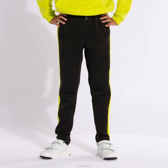 Joma 82P4R2766 الجير الأسود ينغز السراويل الصبي شريطية