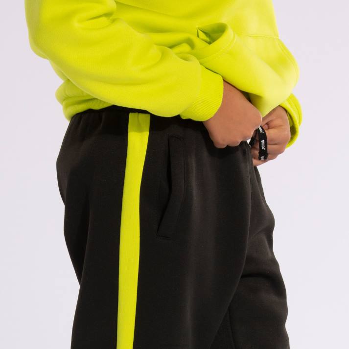 Joma 82P4R2766 الجير الأسود ينغز السراويل الصبي شريطية