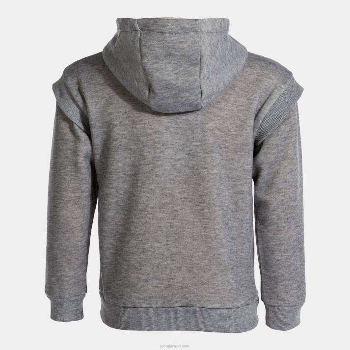 Joma 82P4R2769 مزيج الرمادي سترة فتاة الأسد مقنعين