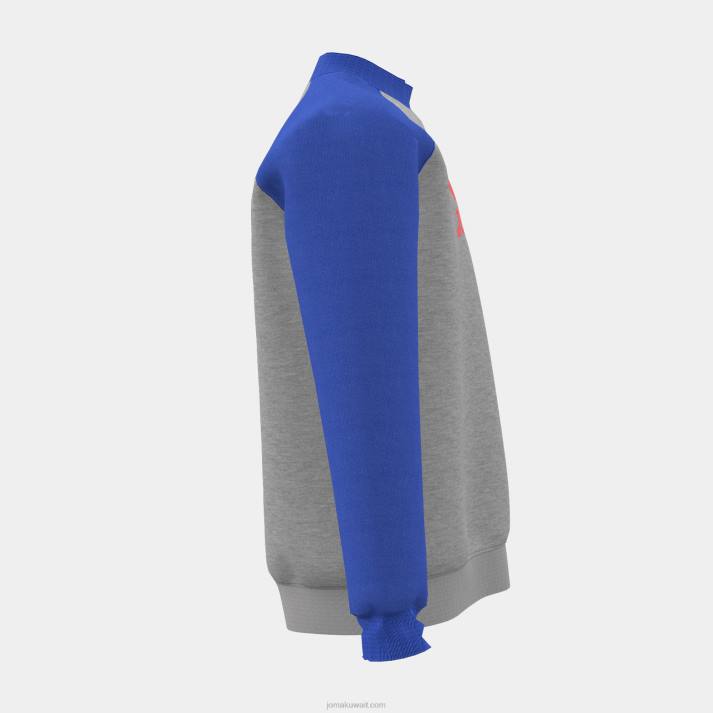 Joma 82P4R2770 مزيج رمادي أزرق قميص من النوع الثقيل صبي الأسد