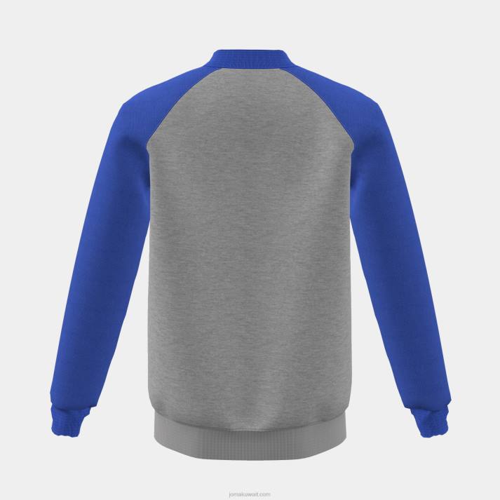 Joma 82P4R2770 مزيج رمادي أزرق قميص من النوع الثقيل صبي الأسد