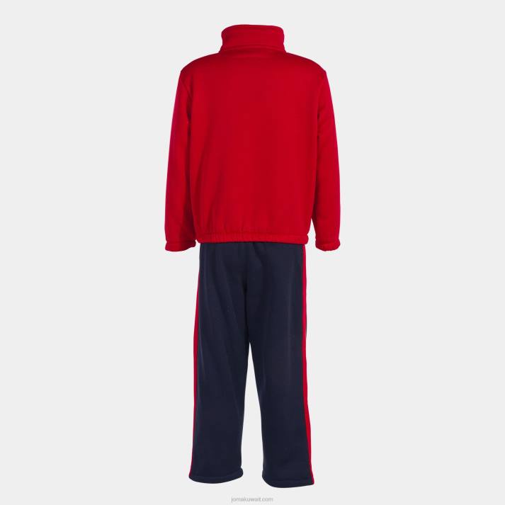 Joma 82P4R2771 أحمر أزرق كحلي بدلة رياضية صغار شريط