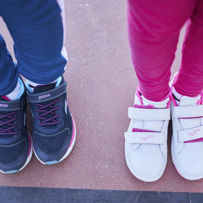 Joma 82P4R2774 الفوشيه الأبيض مدرسة احذية عادية 21 صغار