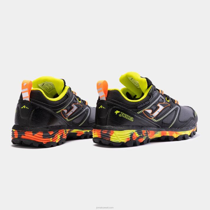 Joma 82P4R2777 أسود حذاء الجري الجري vora jr 23 jr