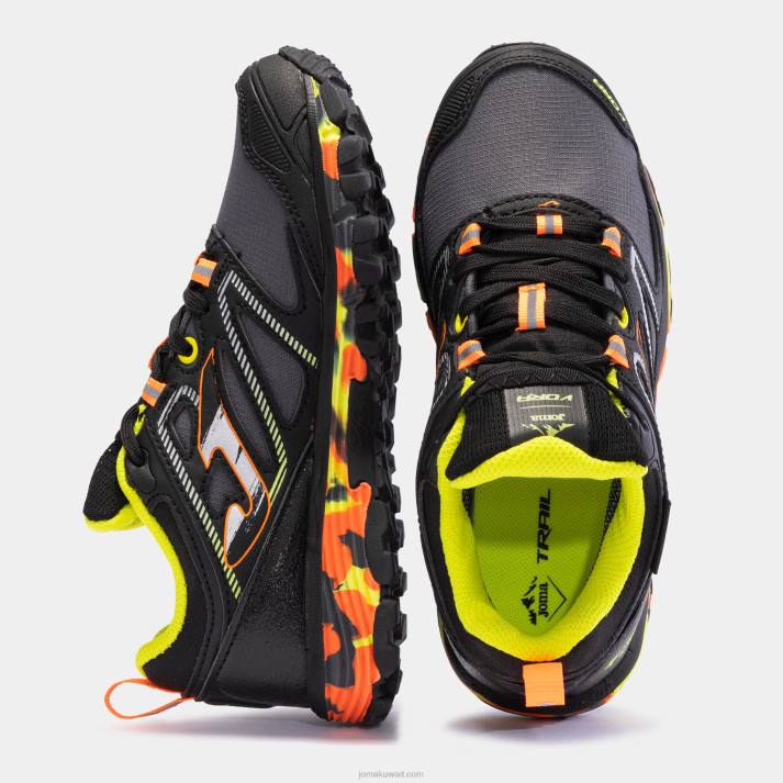 Joma 82P4R2777 أسود حذاء الجري الجري vora jr 23 jr