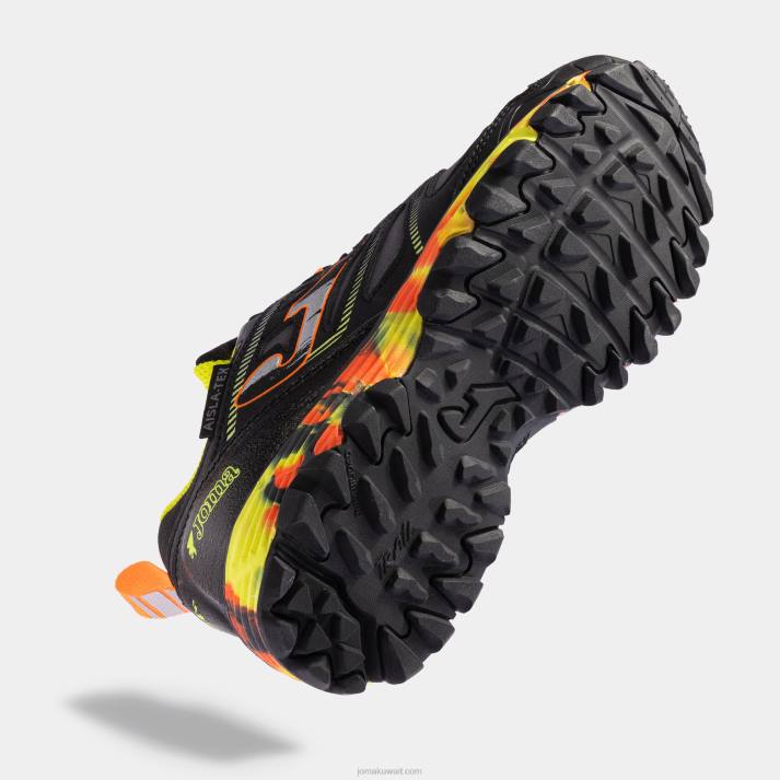 Joma 82P4R2777 أسود حذاء الجري الجري vora jr 23 jr